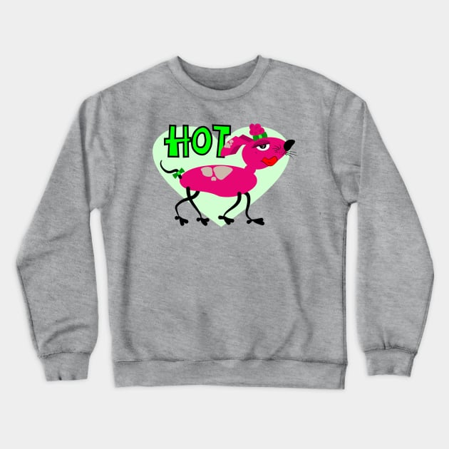 Hot Dog Crewneck Sweatshirt by Cuprum